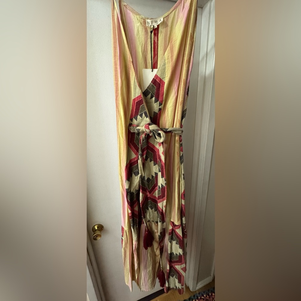 Nema Resort Wear Boho Wrap Dress (Greece)